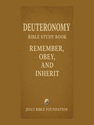 cover image of Deuteronomy Bible Study Book